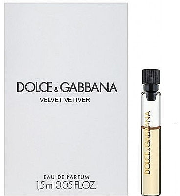 Dolce & Gabbana VELVET Vetiver 1.5 ML 官方香水样品