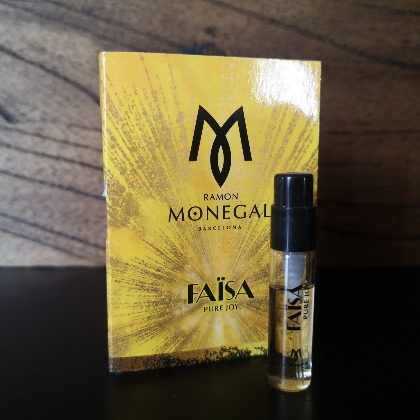 Ramon Monegal Faisa Pure Joy 官方香水样品 2ml 0.06 fl.o.z.香水测试仪