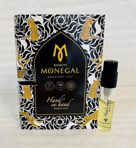 Ramon Monegal Hand in Hand Rose & Oud 官方香水样品 2ml 0.06 fl.o.z. 香水测试仪