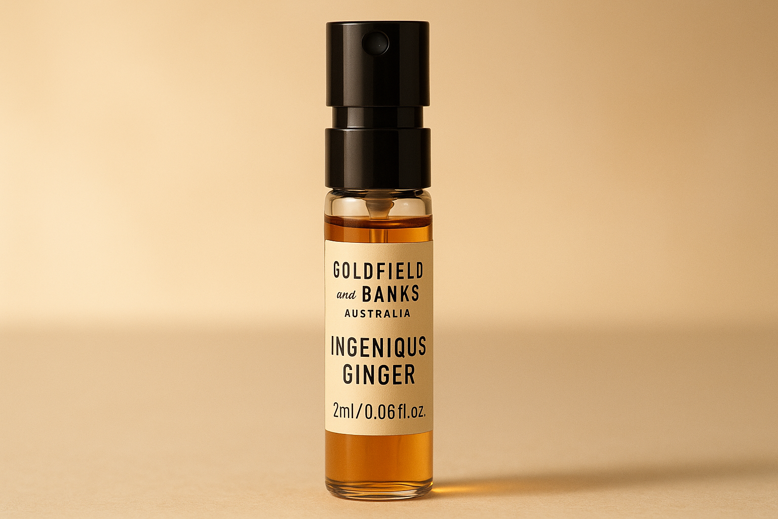 Goldfield and Banks Australia Ingenious Ginger 2ml 0.06 fl. oz. 官方香水样品 Goldfield and Banks Australia Ingenious Ginger 2ml 0.06 fl. oz. 官方香水样品