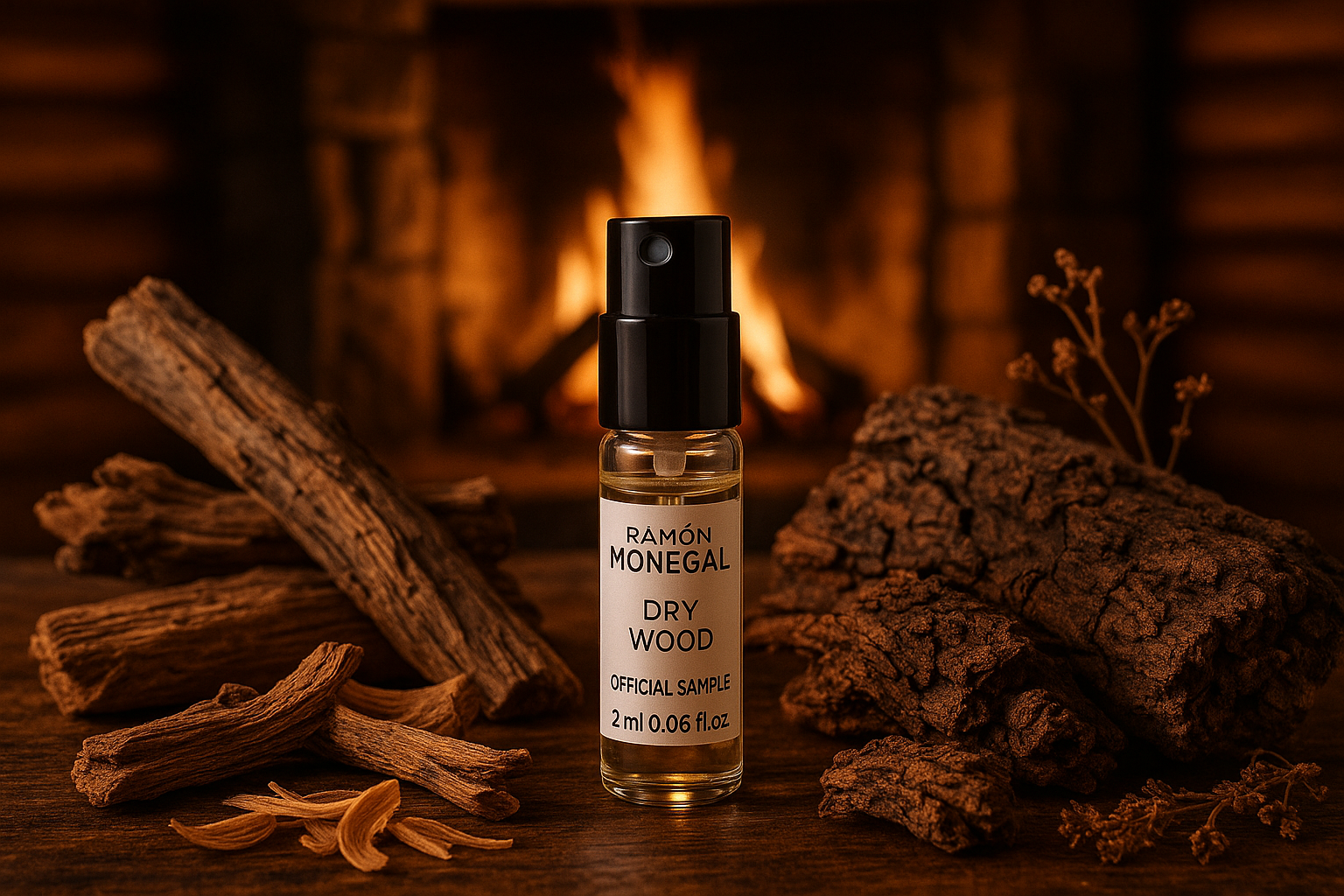 Ramon Monegal Dry Wood 官方香水样品 2ml 0.06 fl.o.z. 香水测试仪 Ramon Monegal Dry Wood 官方香水样品 2ml 0.06 fl.o.z. 香水测试仪