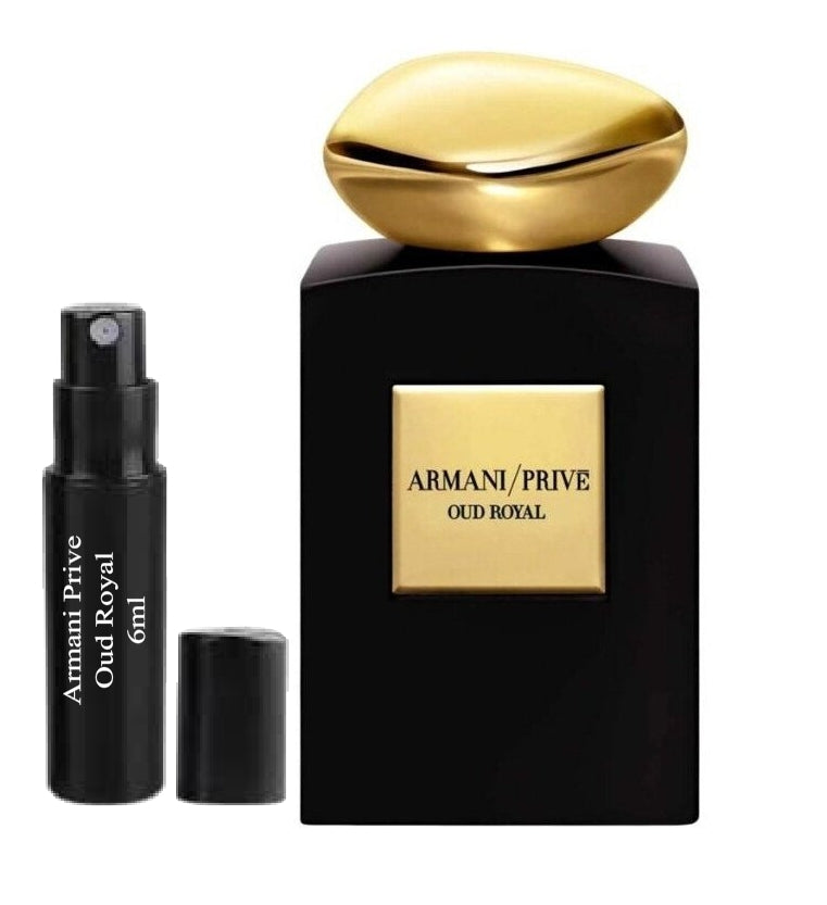 Armani Prive 皇家沉香木 6 毫升 0.20 液量盎司盎司parfüm minta,Armani Prive Oud Royal 6ml 0.20 fl.盎司Campione di Profumo,Armani Prive 皇家沉香木 6 毫升 0.20 液体盎司盎司amostra de 香水,Armani Prive 皇家沉香木 6 毫升 0.20 液体盎司。盎司 官方香水样品, Mostră de parfum Armani Prive Oud Royal 6ml 0.20 fl