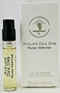 Atelier Des Ors Nuda Veritas 2.5 毫升 0.08 液体盎司盎司。 Offizielle Parfümprobe, Atelier Des Ors Nuda Veritas 2.5ml 0.08 fl.盎司。官方 Parfymprov,Atelier Des Ors Nuda Veritas 2.5ml 0.08 fl。盎司。 Atelier Des Ors Nuda Veritas 官方香水 2.5 毫升 0.08 液量。盎司。官方香水,Atelier Des O