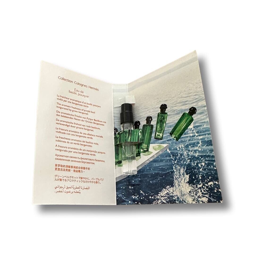 爱马仕 (Hermes) 罗勒淡香水 2ml 0.06 fl.盎司。官方香水样品