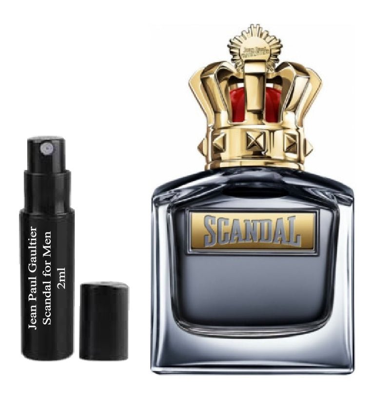 Jean Paul Gaultier Scandal 男士 2ml parfymprov、Jean Paul Gaultier Scandal 男士 2ml parfumeprøve、Jean Paul Gaultier Scandal 男士 2ml parfumstalen、Jean Paul Gaultier Scandal 男士 2ml muestra de 香水、Jean Paul Gaultier Scandal 男士 6ml 0.20 fl。盎司Parfüm minta, Jean