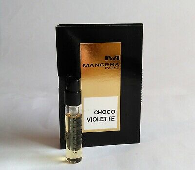 Mancera Choco Violette 官方样品 2ml 0.07 fl.盎司,曼塞拉巧克力紫罗兰 2 毫升 0.06 液体盎司盎司。官方香水小样