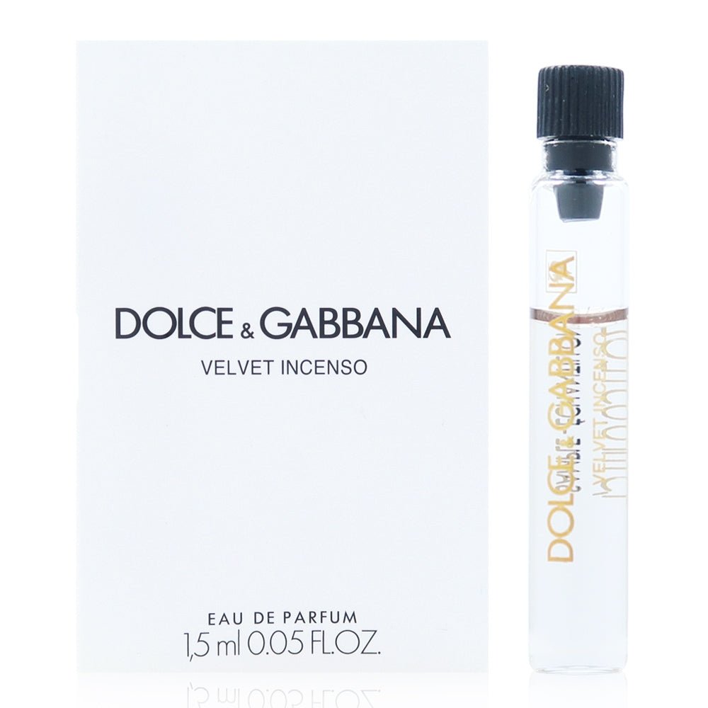 Dolce & Gabbana 天鹅绒 Incenso 1.5 毫升 0.05 液量瓶盎司Dolce & Gabbana 的 Velvet Incenso 官方香水 1.5 毫升 0.05 液量。盎司Virallinen hajuvesinäyte,Dolce & Gabbana 天鹅绒 Incenso 1.5 毫升 0.05 液体盎司盎司oficjalna próbka 香水,Dolce & Gabbana 天鹅绒香氛 1.5 毫升 0.05 液量。盎司官方 Parfymprov,Dolce