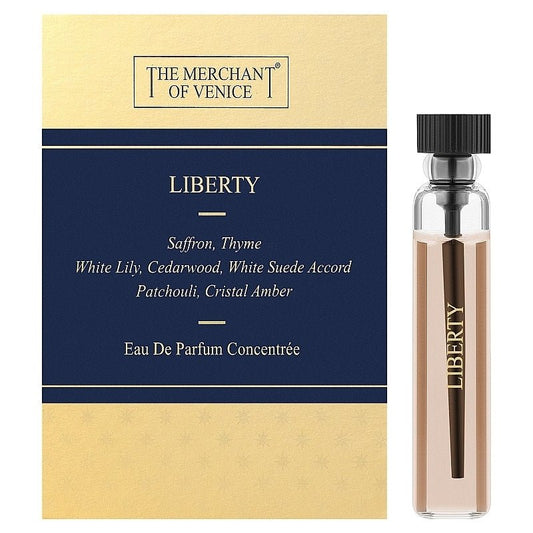 The Merchant of Venice Liberty 2ml 官方香水小样, The Merchant of Venice Liberty 2ml 液量オンsu公式香水サンプル, The Merchant of Venice Liberty 2ml официална парфюмна проба, The Merchant of Venice Liberty 2ml échantillon de parfum officiel, The威尼斯商人自由 2 毫升病毒亚麻 hajuvesi